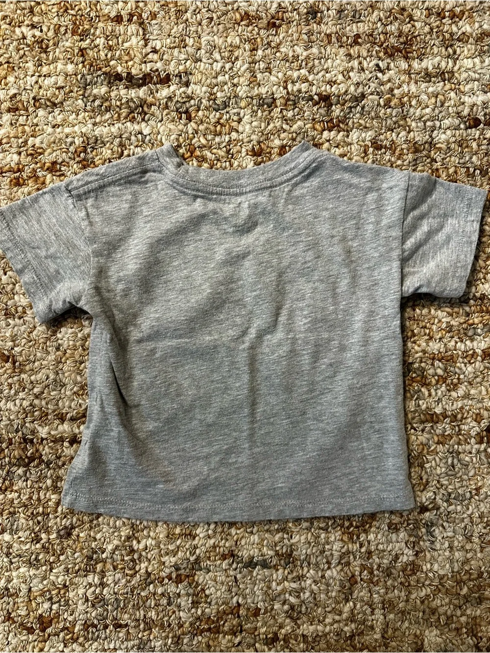 Ms. Rachel Gray Kids Tee with Yellow Sun and Colorful Graphic